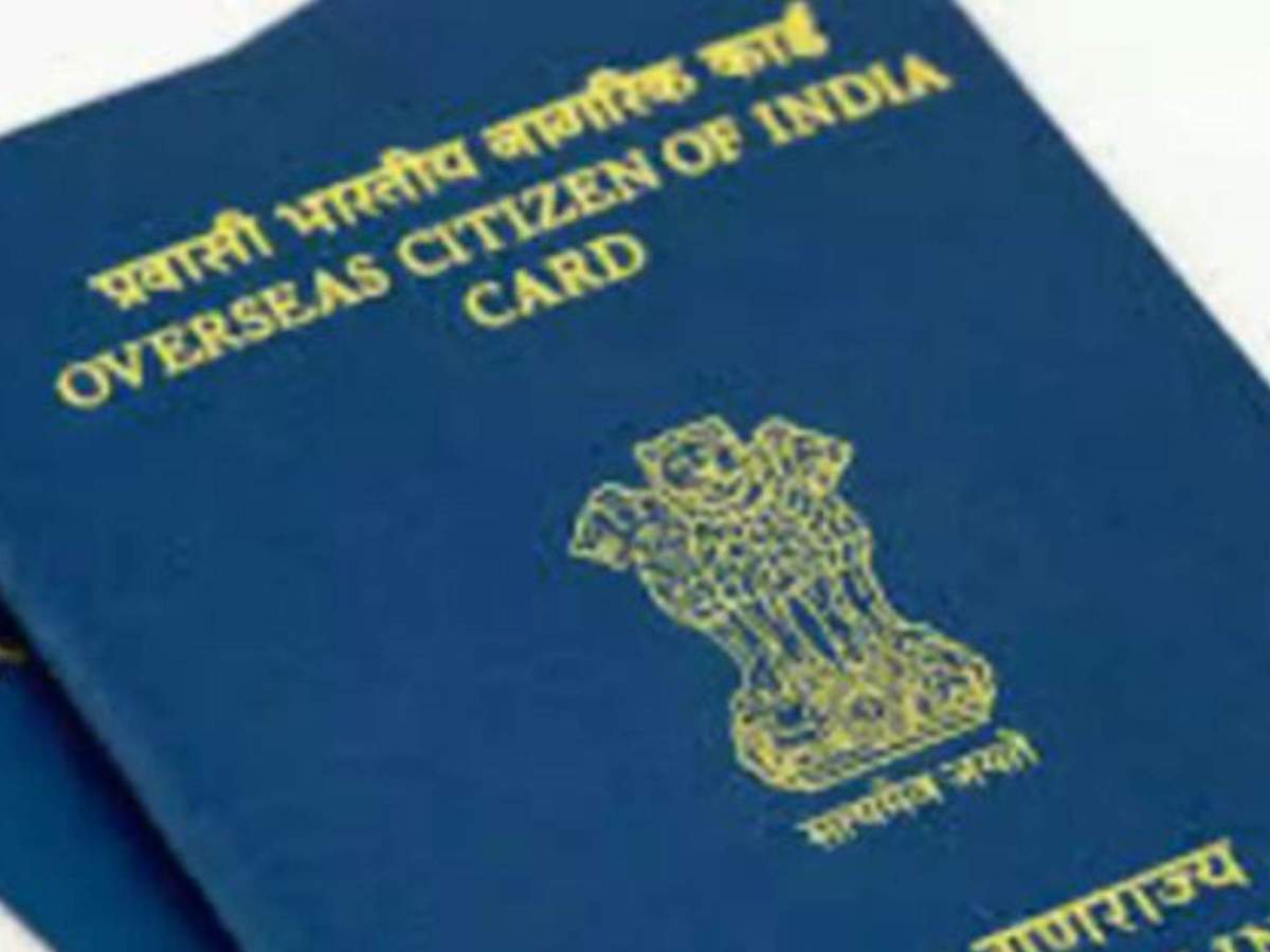 Covid-19: Indian-Americans welcome relaxation in visa, travel restrictions  for OCI card holders - Times of India