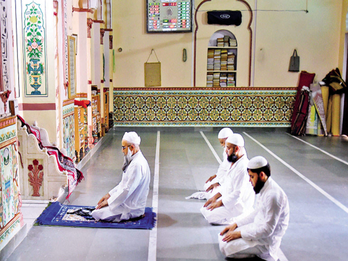 Only four people came to the city’s Jama Masjid for Eid namaz