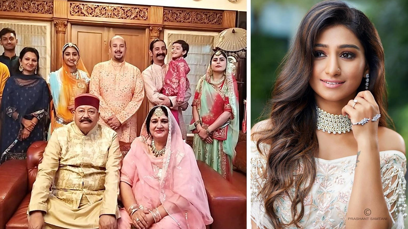 Tv Actress Mohena Kumari Singh Along With 7 Family Members From