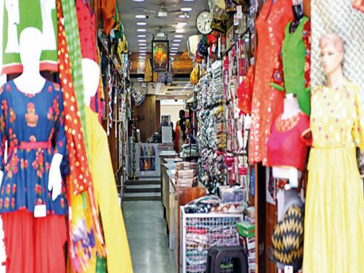 An empty textile shop at Pondy Bazzar on Tuesday