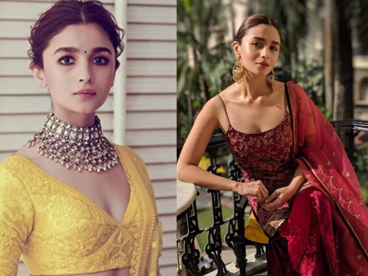 Alia Bhatt ALWAYS believes less is more 7 ethnic pastel looks and how  seamlessly she wore them  PINKVILLA
