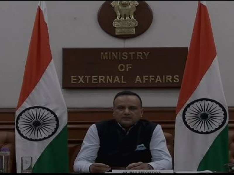 Ministry of External Affairs Spokesperson Anurag Srivastava. (ANI photo)