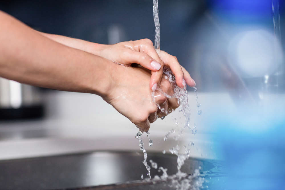 Contactless soap dispenser, wash basins installed at a few railway stations in India