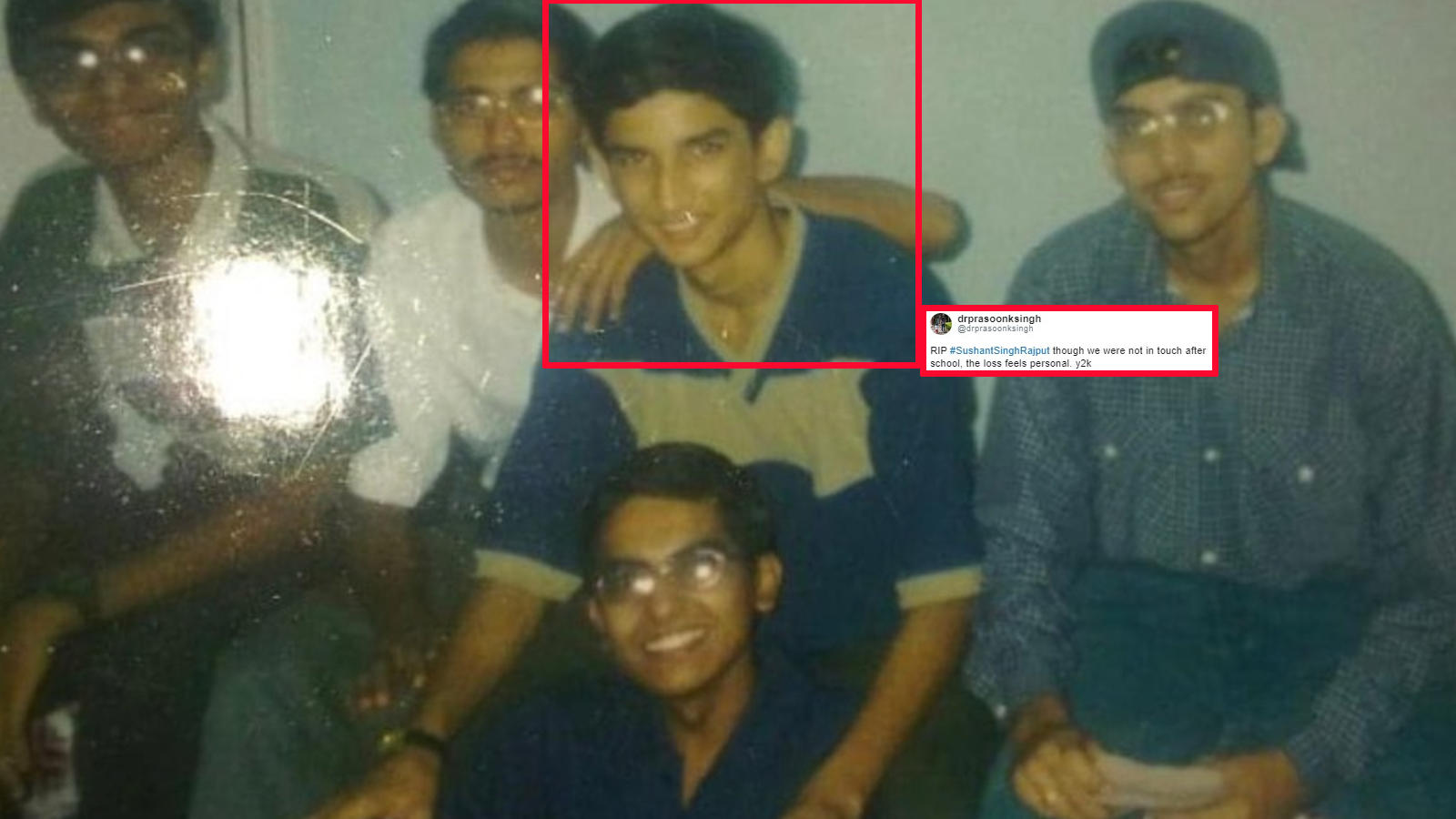 This Photo Of Sushant Singh Rajput Shared By His School Friend