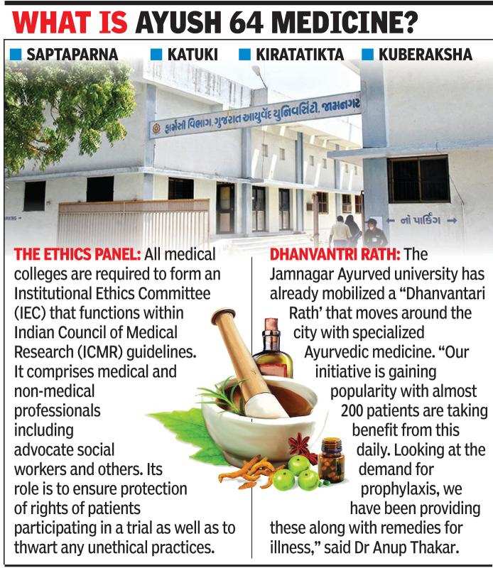 Ayurveda clinical trials on Guj Covid-19 patients soon | Rajkot News - Times of India