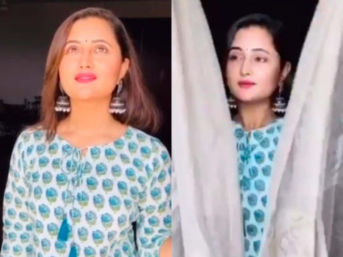 Rashami Desai's mom scolds her for trying to watch the solar eclipse;  shares a funny video - Times of India