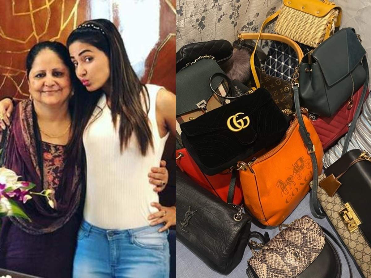 TV actress Anushka Sen's expensive handbag collection