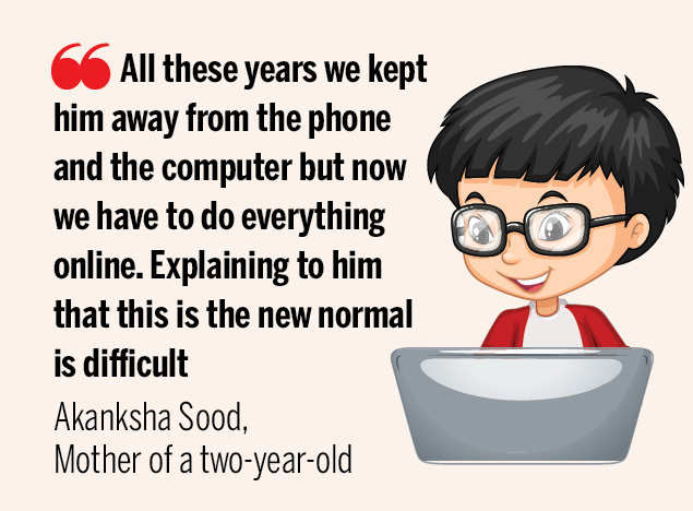Why 3-5 year-old children are struggling with online classes | India News -  Times of India