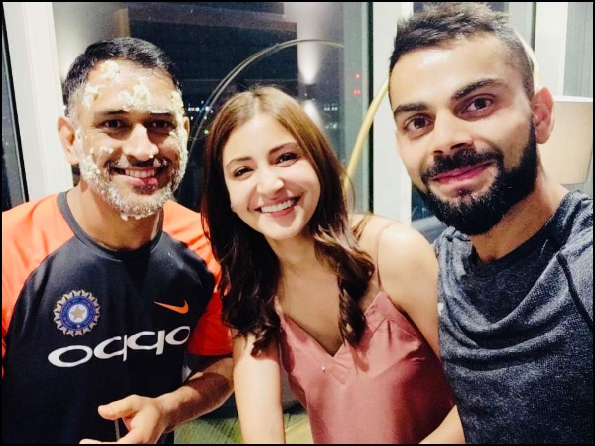 When Anushka Sharma and Virat Kohli made MS Dhoni's birthday a memorable one – see pictures | Hindi Movie News - Times of India