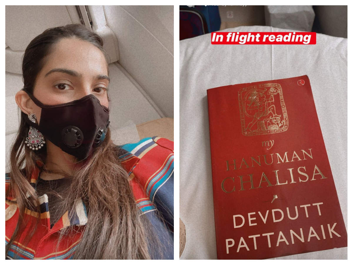 Sonam K Ahuja shares an airplane selfie with fans as she jets off to an undisclosed location