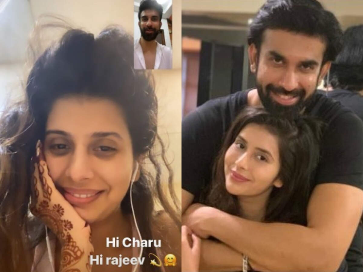 Amid Separation Rumours Rajeev Sen Video Calls Wife Charu Asopa Have They Reconciled Times Of India