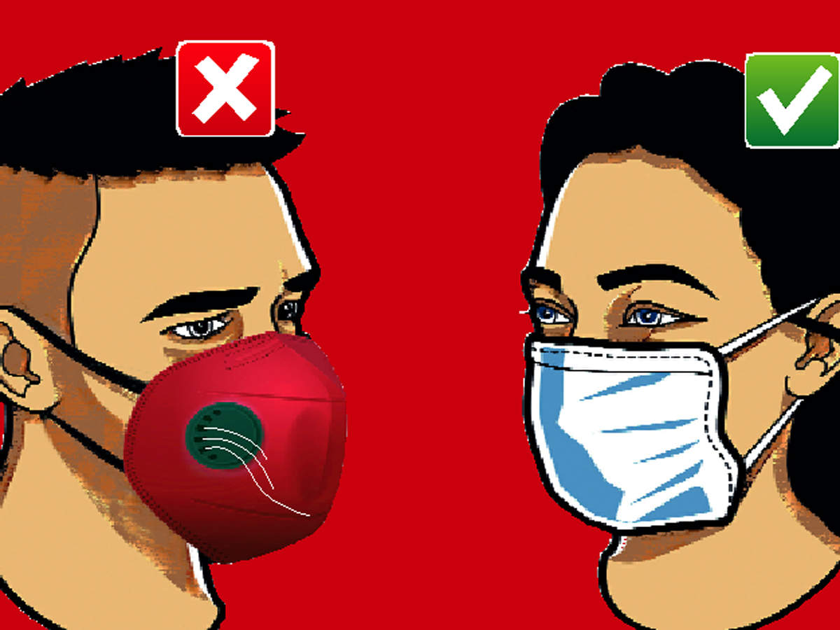 Valve masks are okay to combat pollution but not for COVID-19