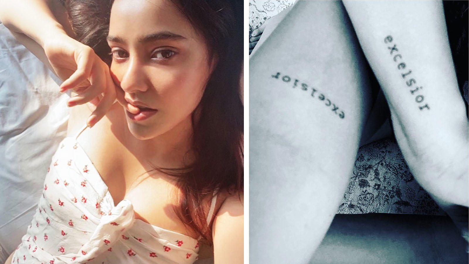 Neha Sharma Gets Inked Amid The Coronavirus Pandemic Gets The Same Tattoo As Her Sister Aisha Sharma Hindi Movie News Bollywood Times Of India