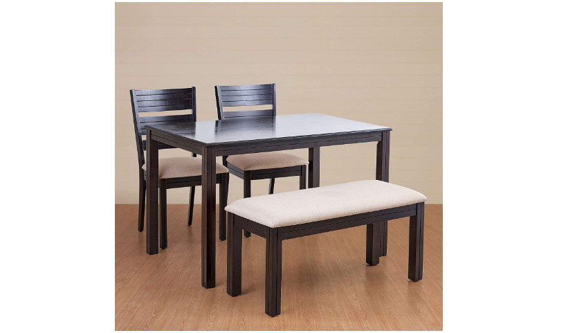 Dining Table Sets For Space Crunched, Glass Top Dining Table Set 4 Chairs Below 10000