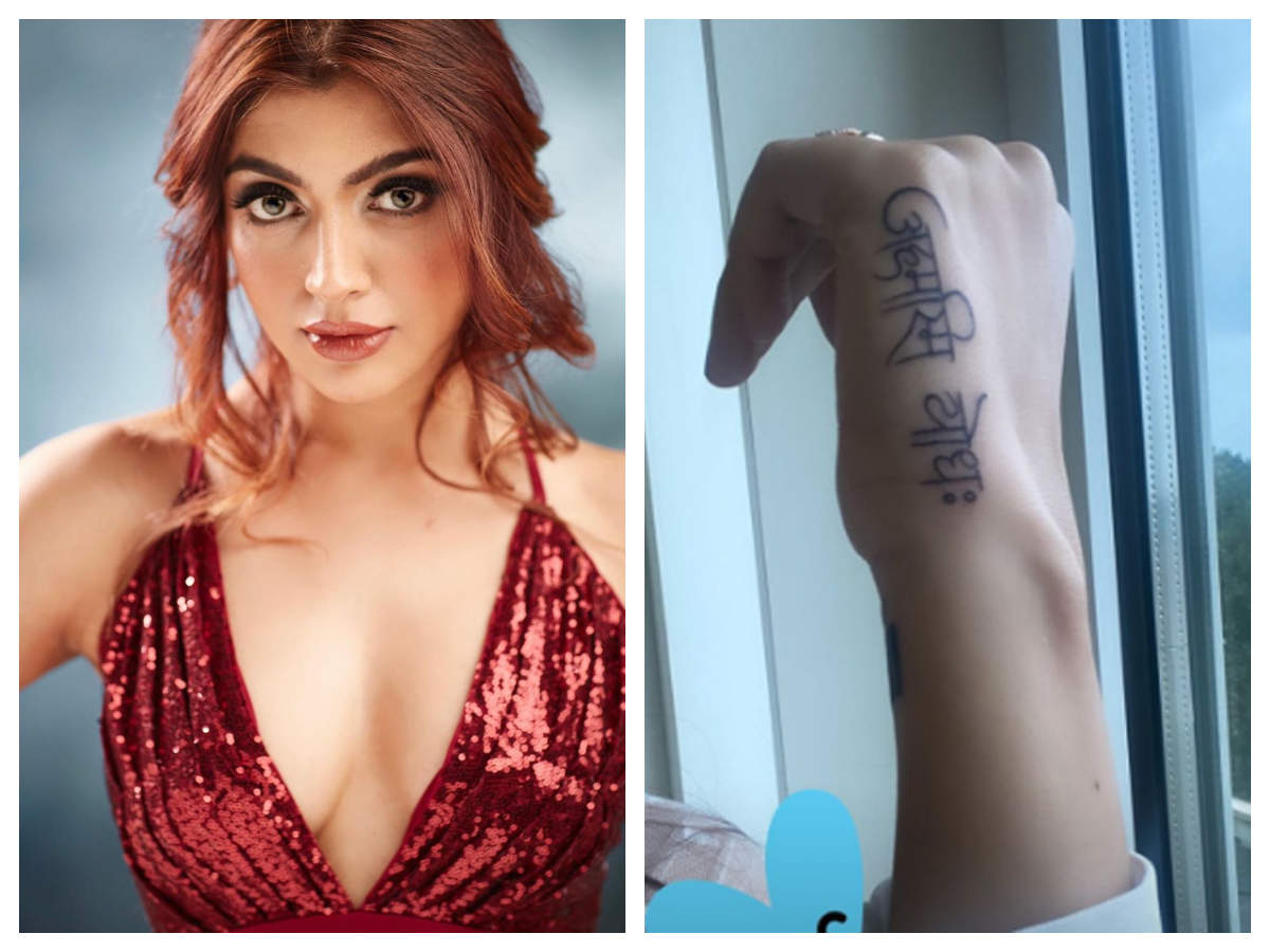 After bitter split with Paras Chhabra Akanksha Puri modifies tattoo of his  name says I am just being me