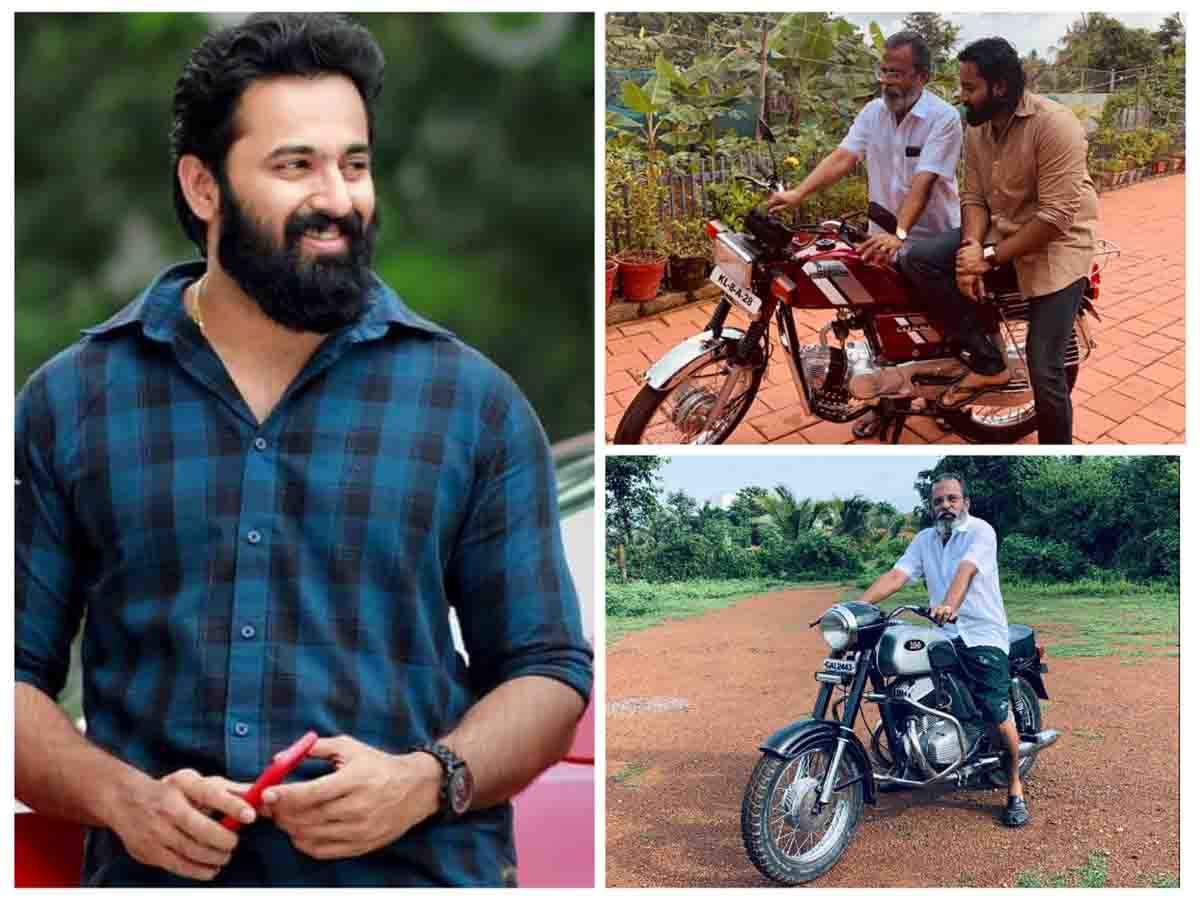 Unni Mukundan Chases Down A 30 Year Old Bike For His Dad S Birthday Gift Malayalam Movie News Times Of India