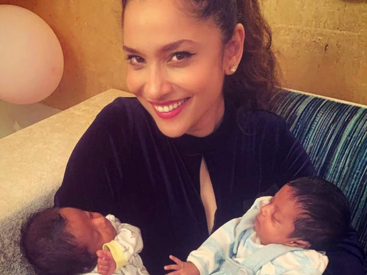 Pavitra Rishta Actress Ankita Lokhande Shares Pictures With Twin Babies And Says Our Family Rejoices A New Life S Begun Times Of India