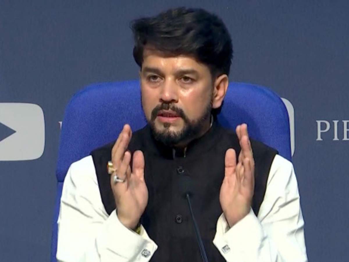 Minister of state for finance Anurag Thakur (File photo)