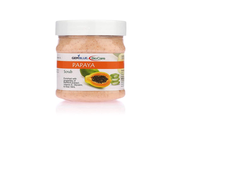 papaya scrub for face