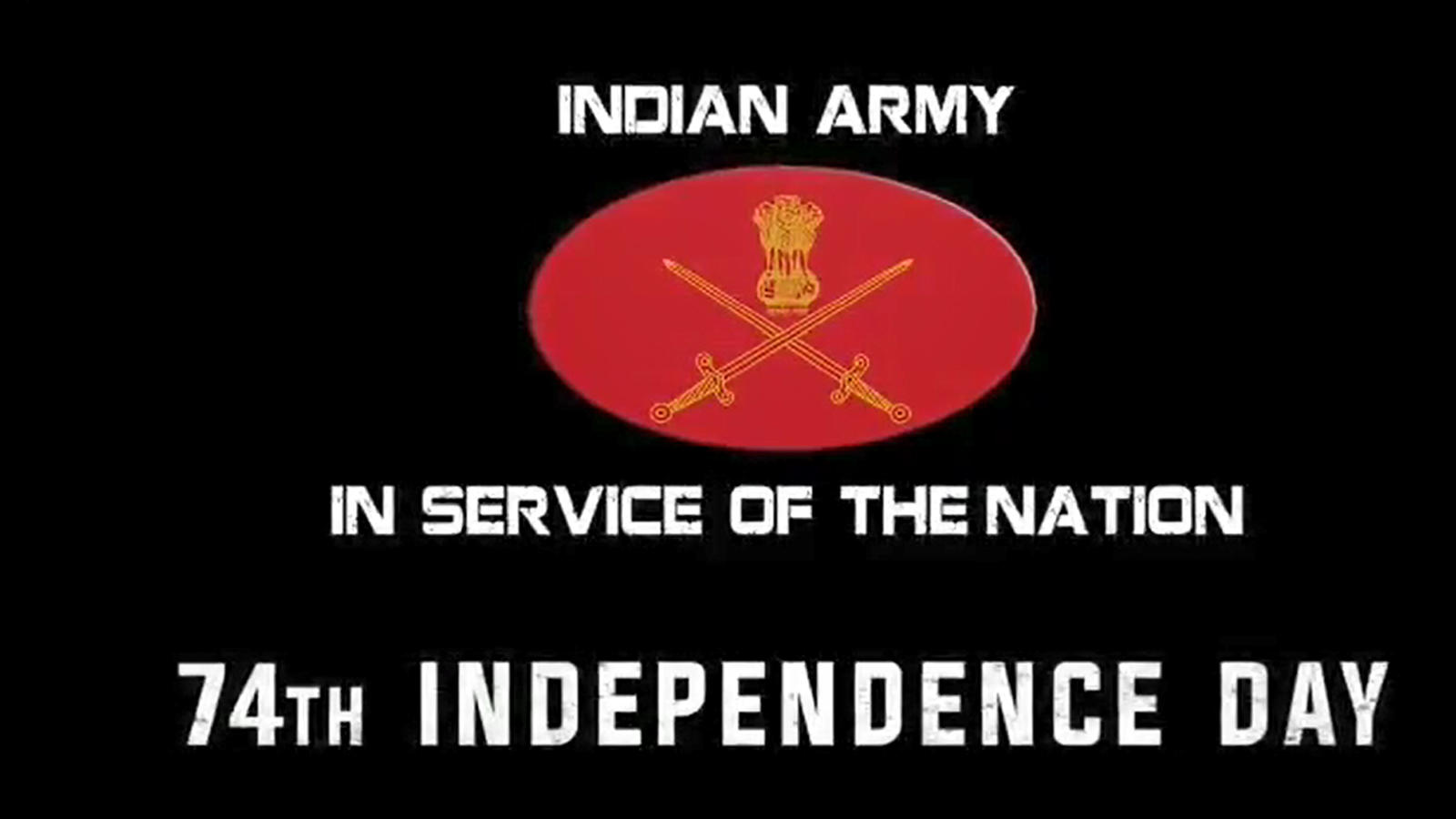 Indian Army shares tweet to commemorate 74th Independence Day ...