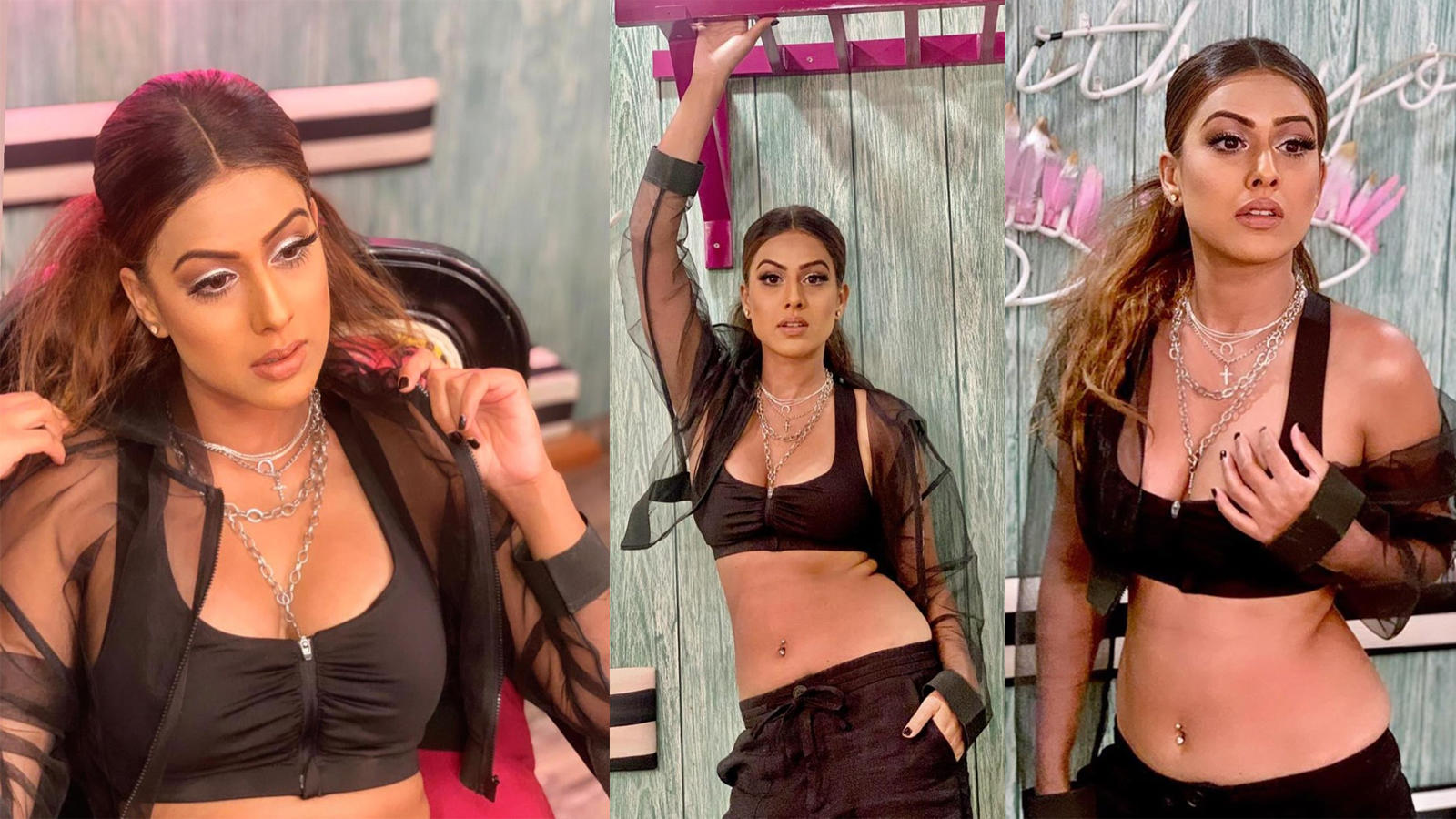 Nia Sharma elevates the style game with her trendy all-black ensemble and  glam makeup | TV - Times of India Videos