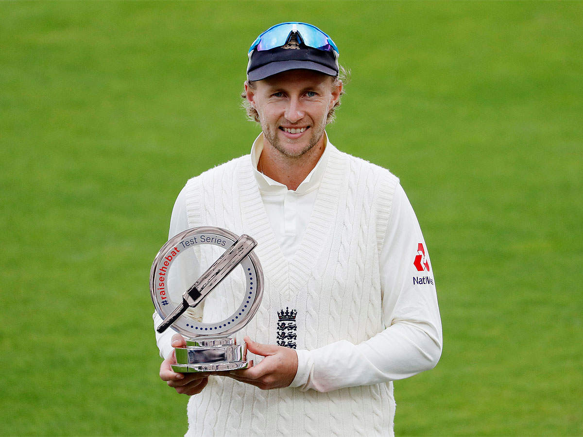 Joe Root after the Test series win against Pakistan. (Reuters Photo)