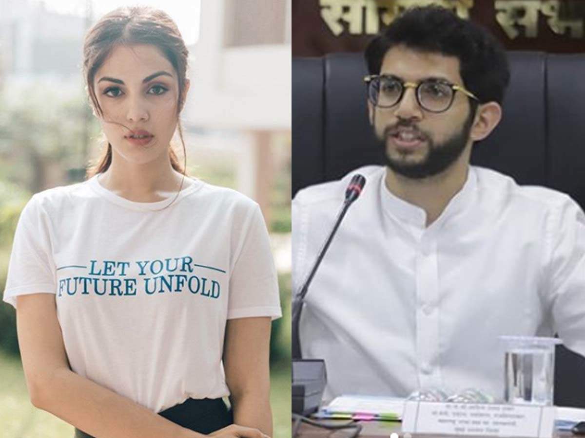 Rhea Chakraborty Says She Doesn T Know ditya Thackeray Also Reveals That No One Is Protecting Her Hindi Movie News Times Of India