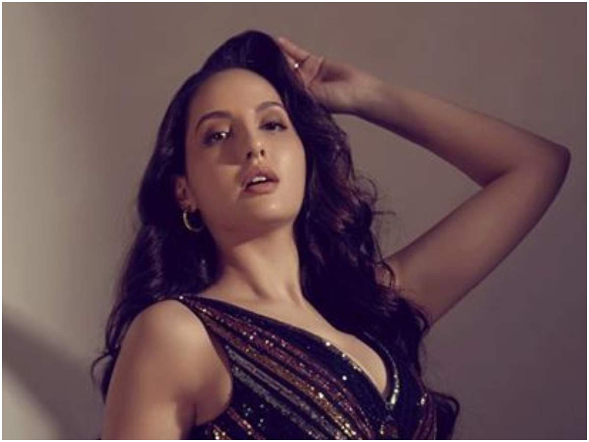 Nora Fatehi Keeps It Glam Hindi Movie News Times Of India