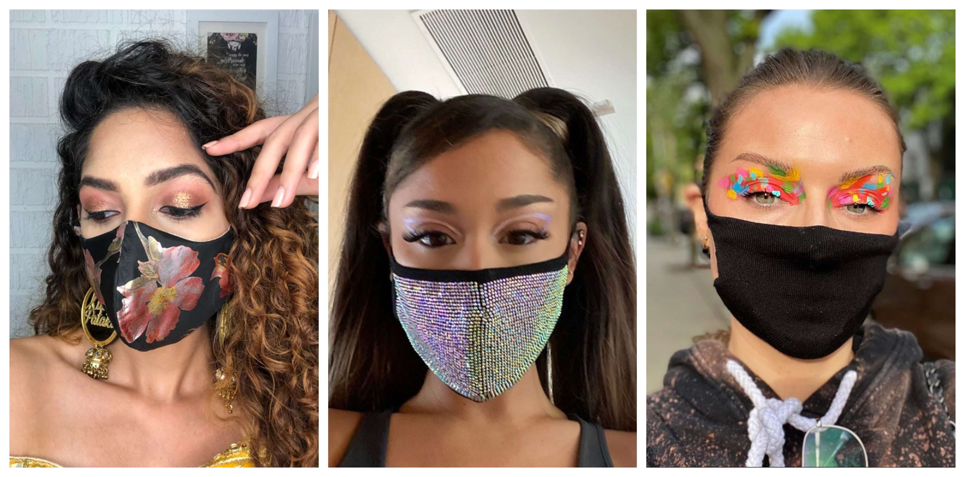 Makeup with face masks? It's possible -
