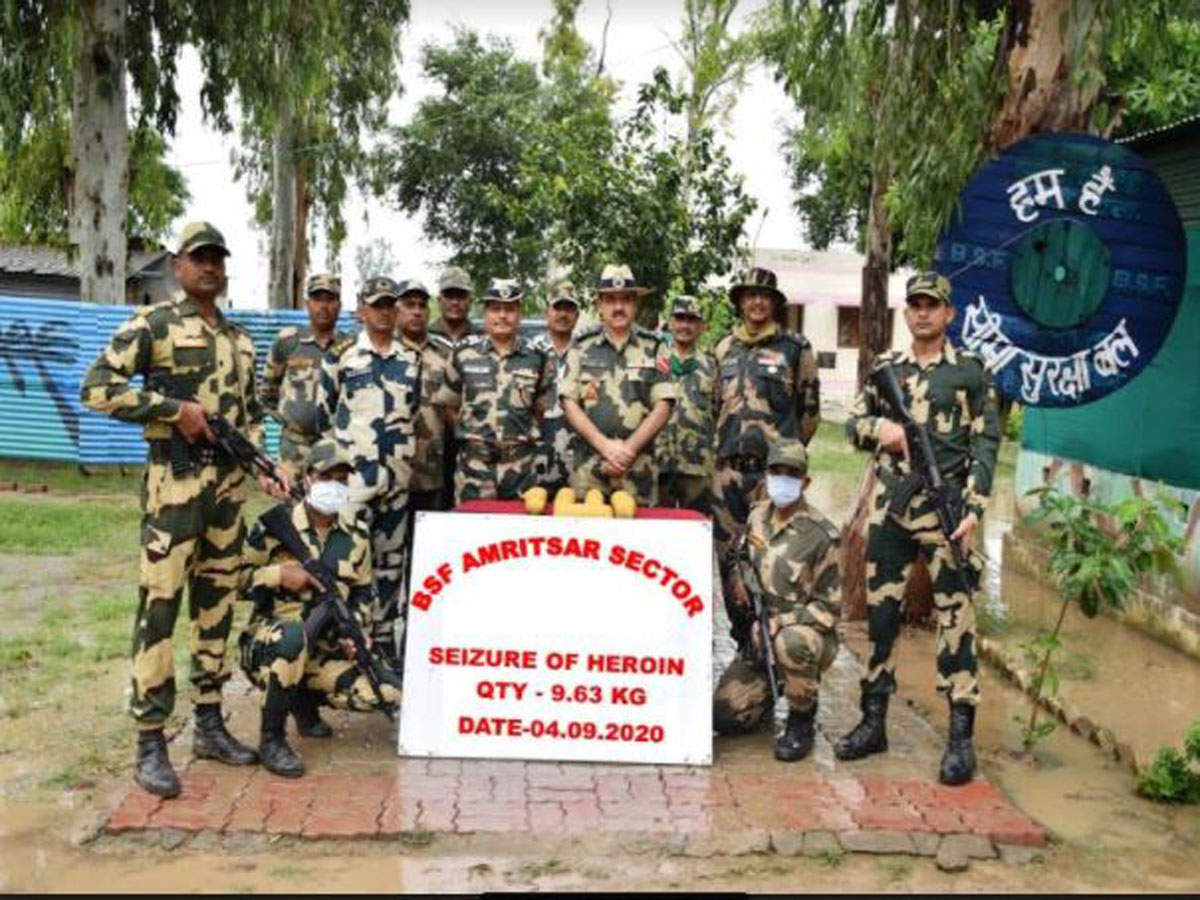 During the current year, BSF has recovered around 387 kg contraband from the international border in Punjab.
