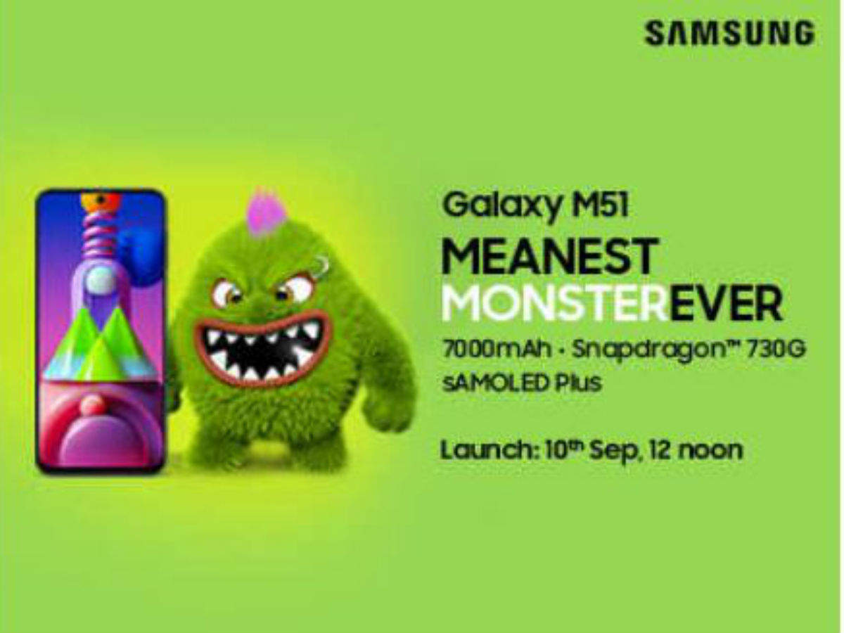 Samsung Galaxy M51 declares it’s the ‘Meanest Monster Ever’. Mo-B, the monster wants a showdown
