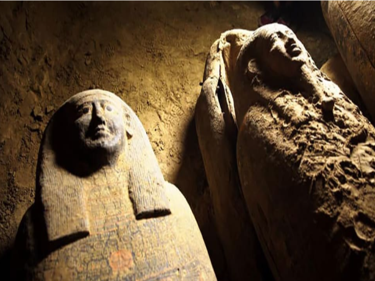 13 coffins, believed to contain 2500 years old mummies, unearthed in Egypt!