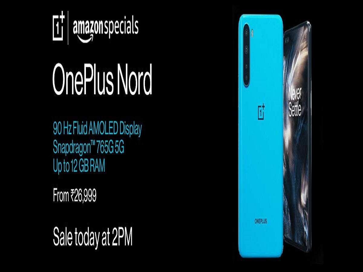 OnePlus Nord Amazon Sale OnePlus Nord sale to go live today on Amazon