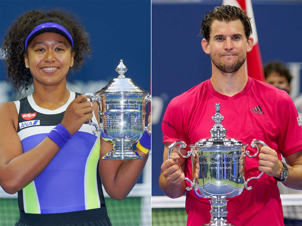 Champions Naomi Osaka Dominic Thiem Make The Most Of Us Open Adversities Tennis News Times Of India