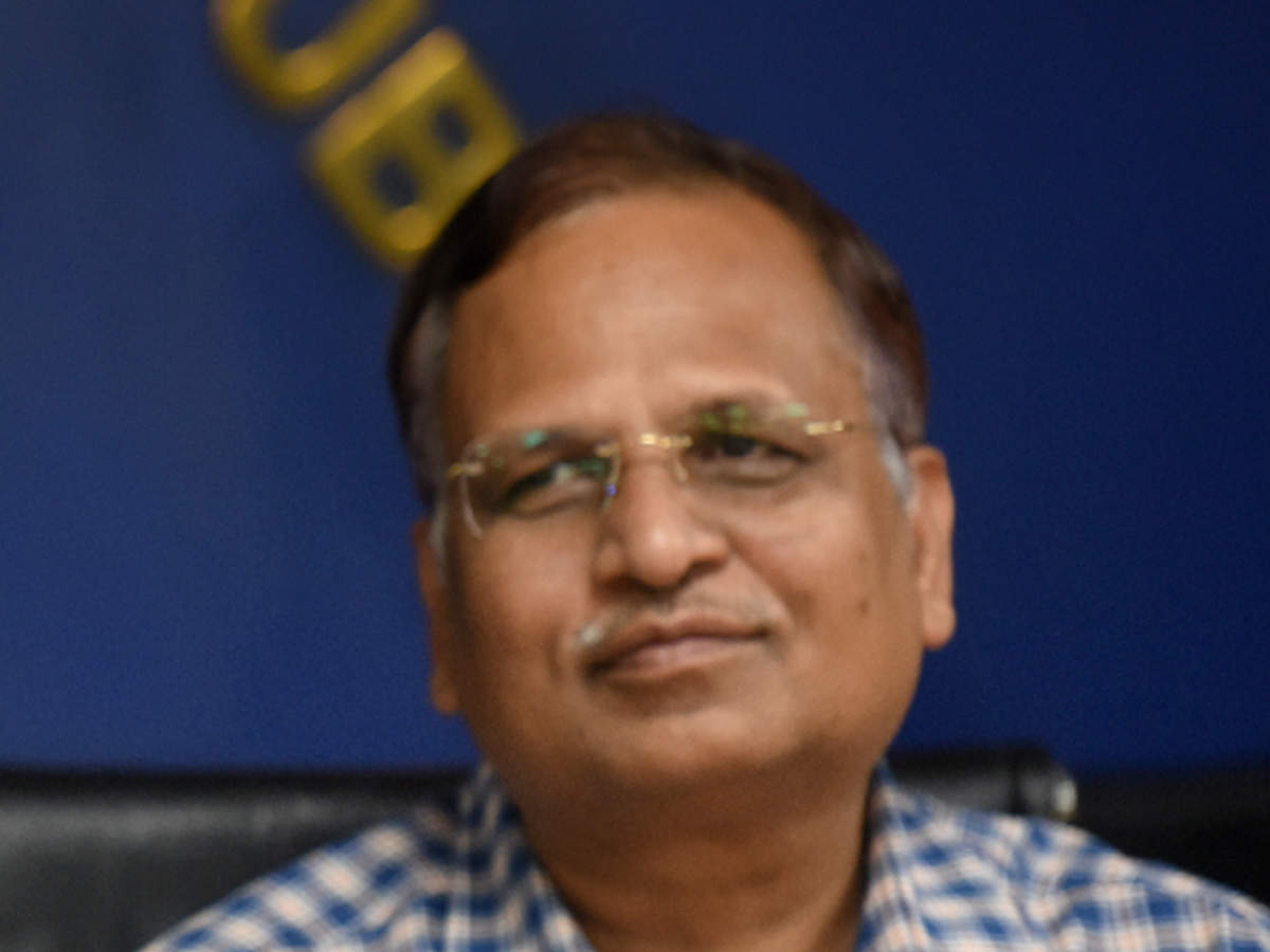 Health minister Satyendar Jain 