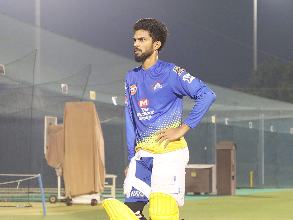 CSK batsman Ruturaj Gaikwad back in training after clearing two COVID-19  tests | Cricket News - Times of India
