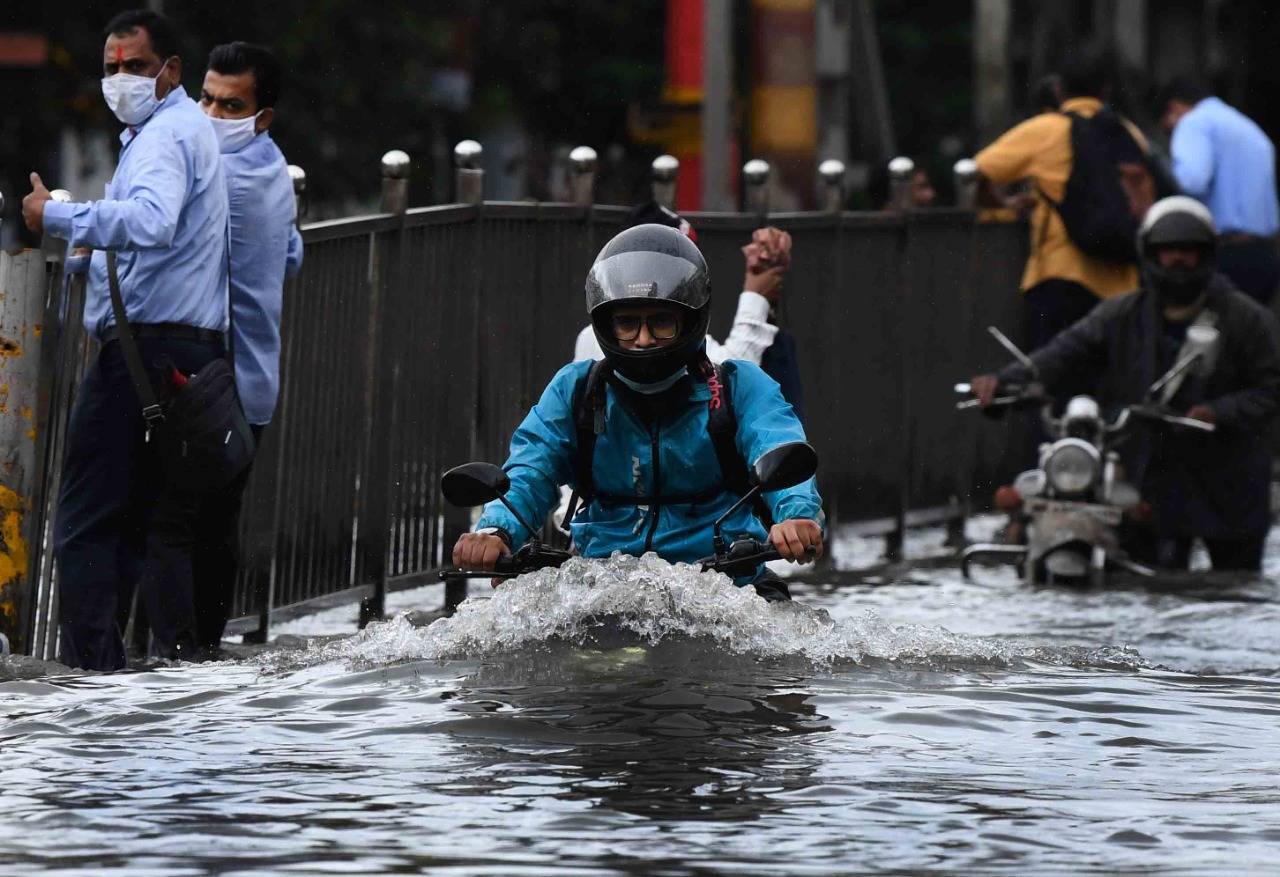 Mumbai rains live: Train services hit; offices shut