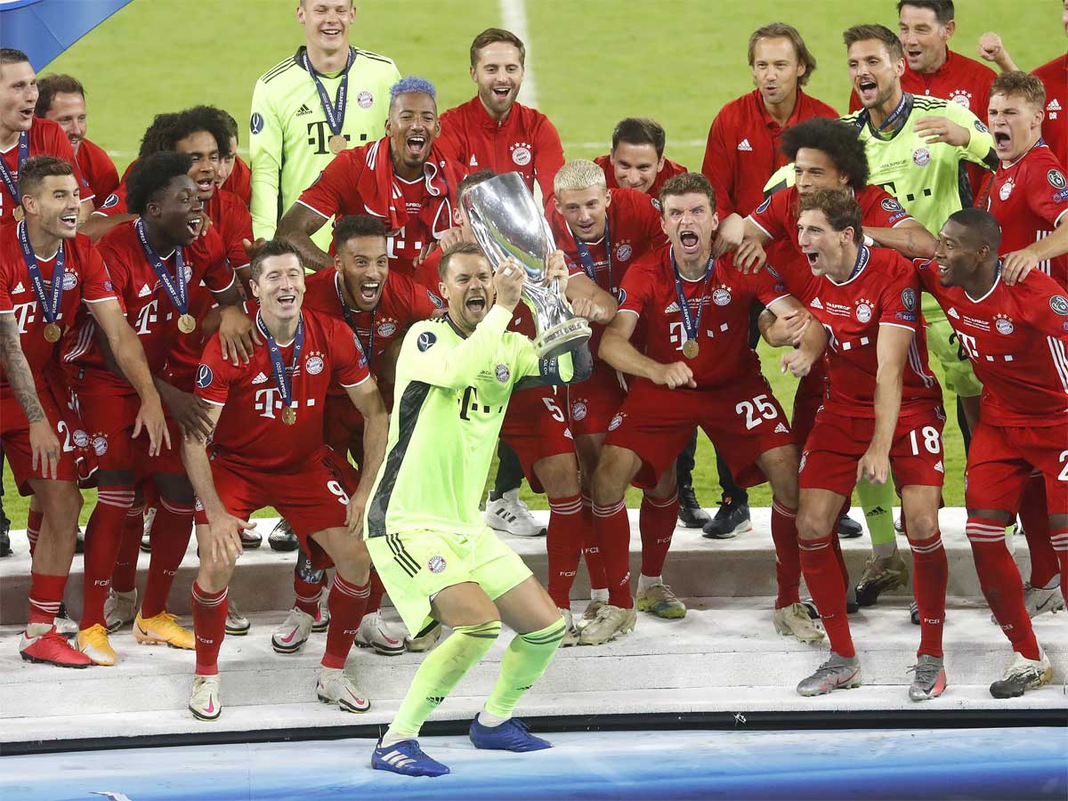 Bayern Munich Bayern Munich Stay Strong To Complete Quadruple With Super Cup Win Football News Times Of India
