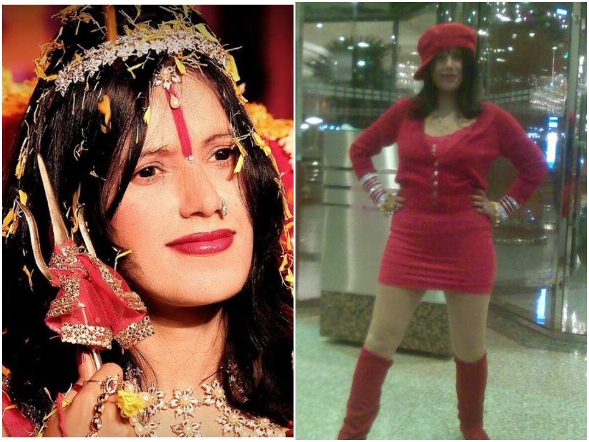 When Bigg Boss 14 S Speculated Contestant Radhe Maa Made Headlines For Her Red Mini Skirt Times Of India when bigg boss 14 s speculated