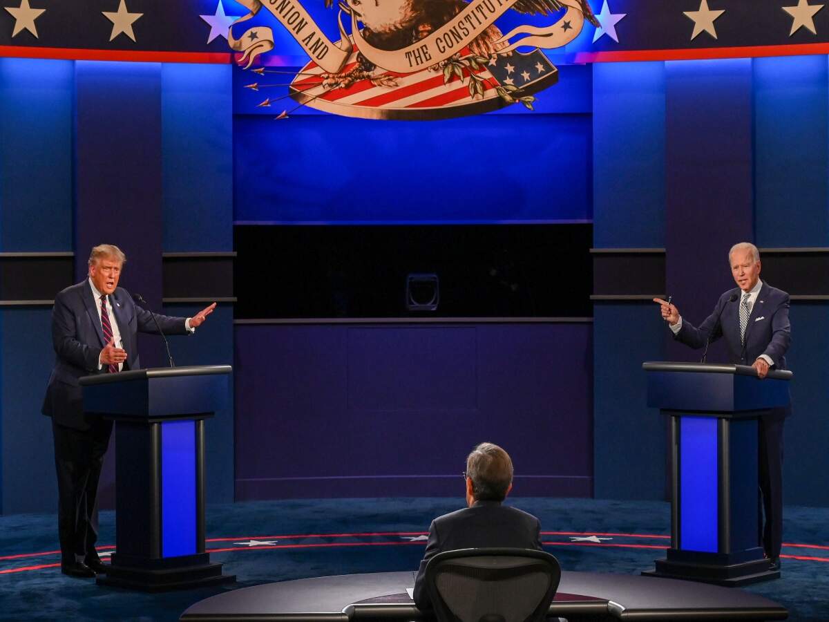 Donald Trump & Joe Biden first presidential debate 2020: Key points - Times of India