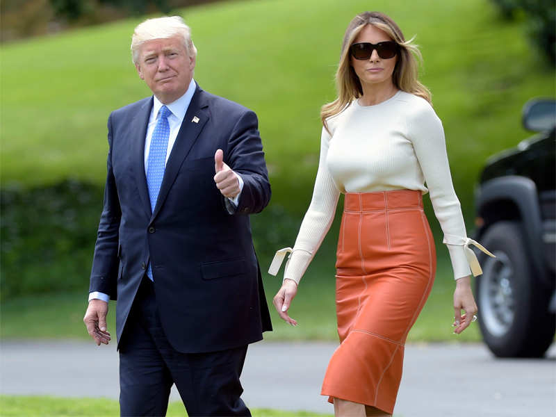 Donald Trump Coronavirus Us President Donald Trump First Lady Melania Test Covid Positive World News Times Of India