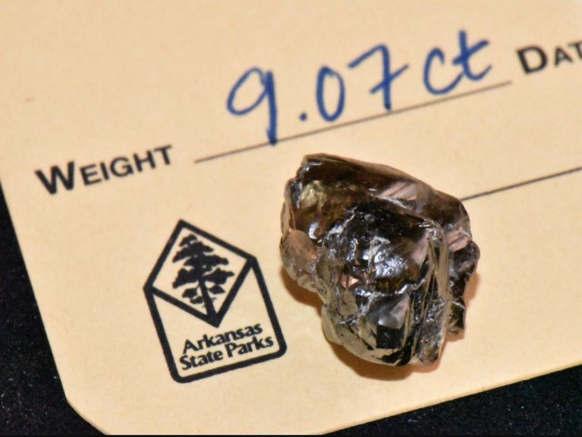 A hike in the park led this man to a precious 9.07 carat diamond!