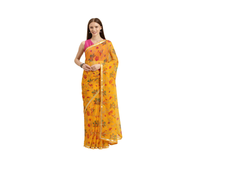 chiffon saree online amazon
