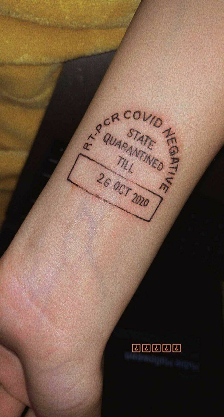 Covidtattoos: The pandemic inspired body art is trending and how! - Times  of India