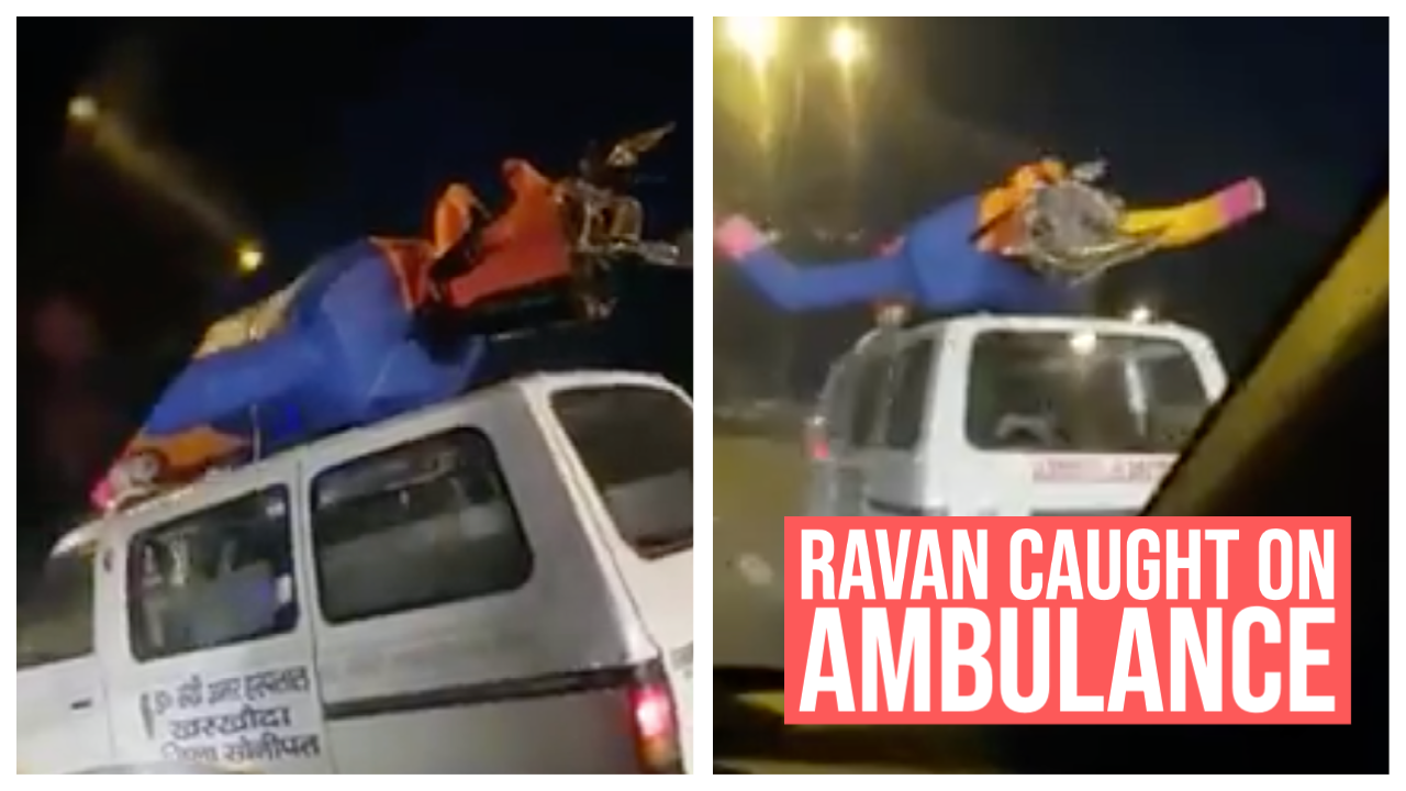 Ravan caught on ambulance: COVID-19 blues? | Amazing But True ...