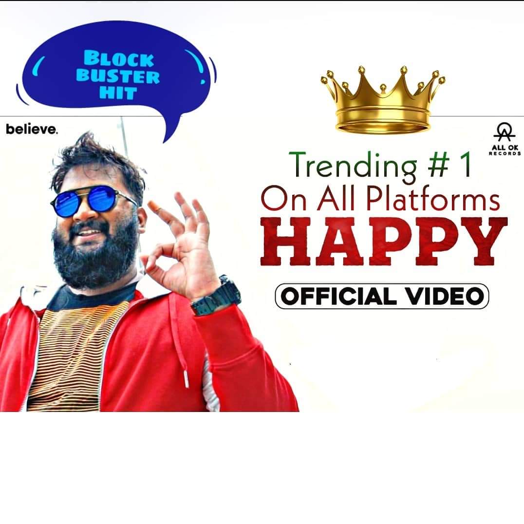 All Ok S Latest Single Happy Trends At The Top After A Day Of Its Release Kannada Movie News Times Of India Listen to chandan shetty kannada rap album songs countdown ft chandan shetty. all ok s latest single happy trends at