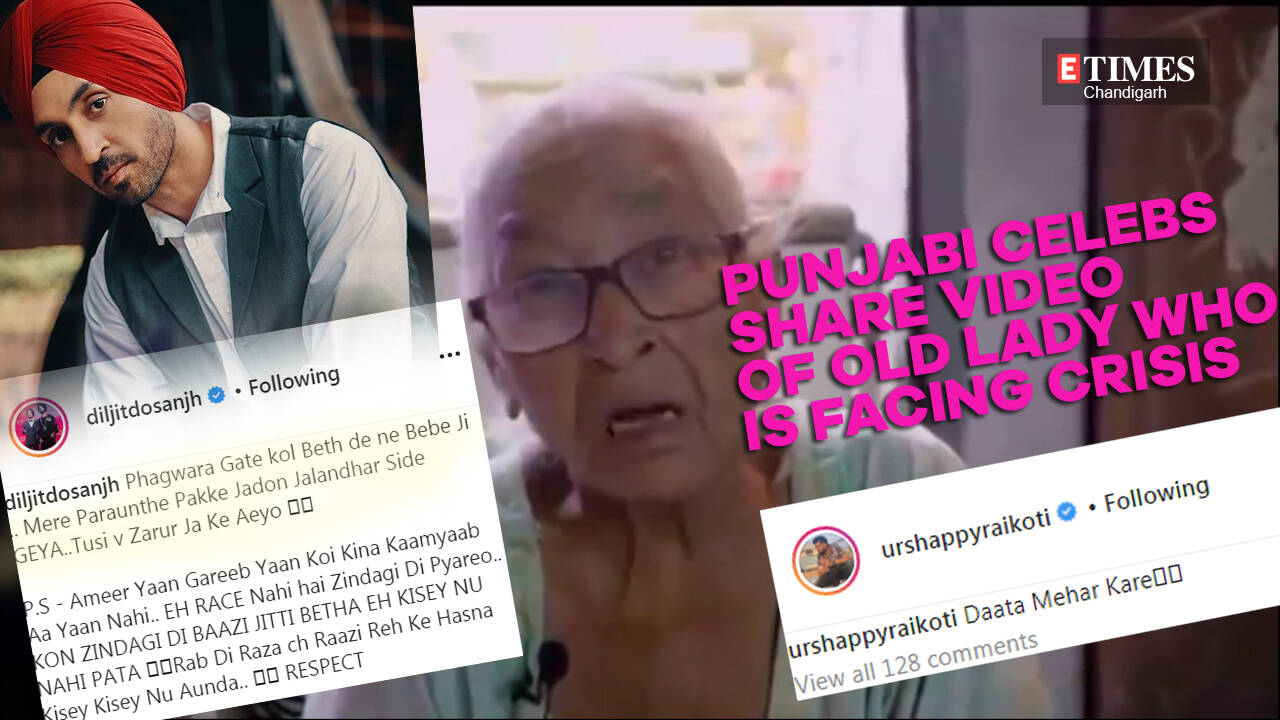 Punjabi Celebs Share Video Of Old Lady Who Is Facing Crisis