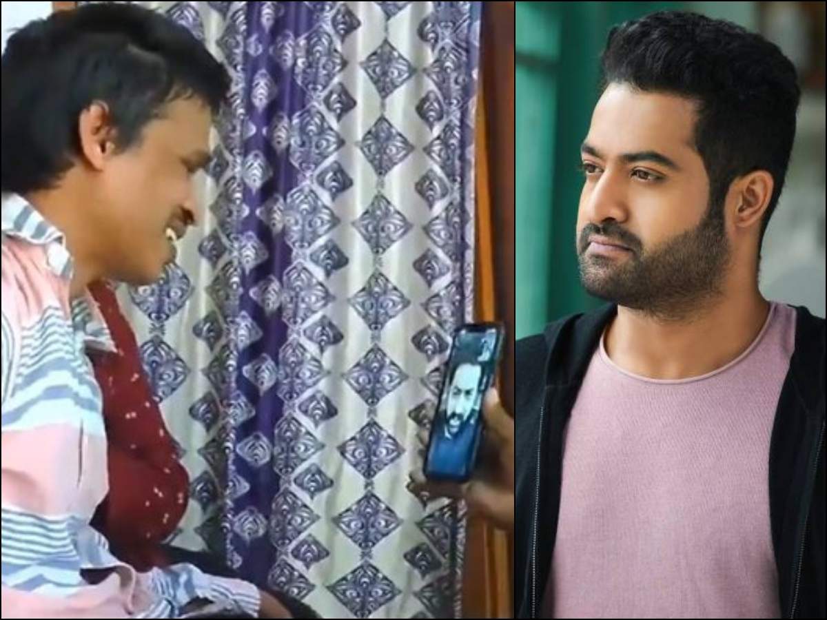 Junior NTR reaches out to ailing fan through video call Assures financial support Telugu Movie News image