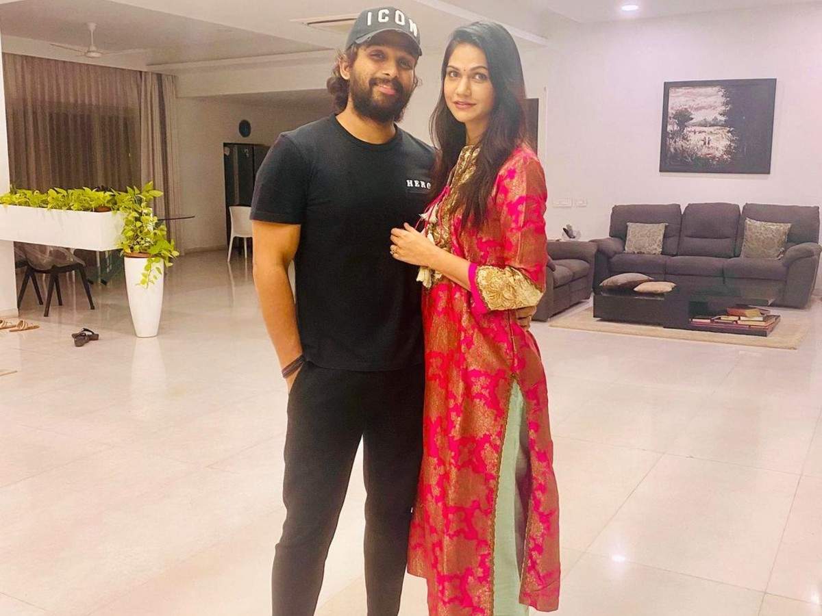 Allu Arjun And Wife Sneha Reddy Celebrate Atlatadhi With An Adorable Pic Telugu Movie News Times Of India Sneha reddy is wife of south actor allu arjun. allu arjun and wife sneha reddy