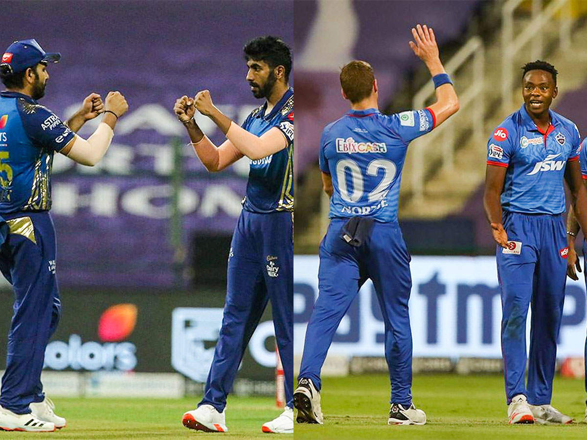 MI vs DC, IPL 2020 Playoffs: Pacers hold key as Mumbai Indians, Delhi  Capitals battle for spot in the final | Cricket News - Times of India